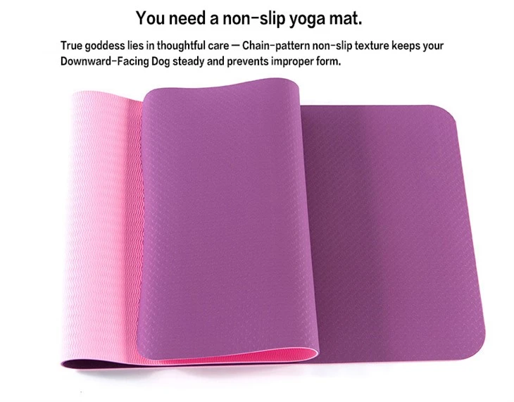 Two-Color TPE Yoga Mat price